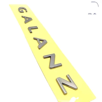 Nickel Silver Ultra-Thin Metal Logo Adhesive Sticker for Dawlance Customized Production