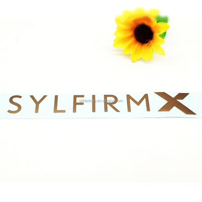 OEM Customized Electroformed Nickel Embossed Metal Logo Production Packaging Printing