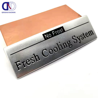 Custom Metal Logo Sticker for Branding Your Products Effectively