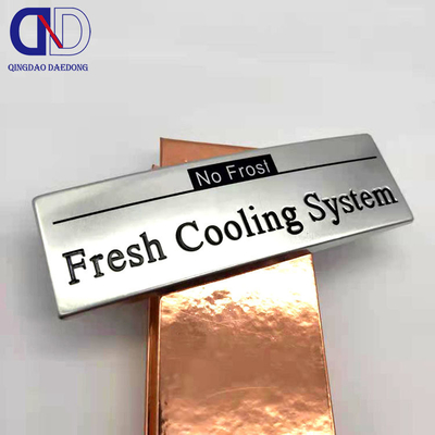 Custom Metal Logo Sticker for Branding Your Products Effectively