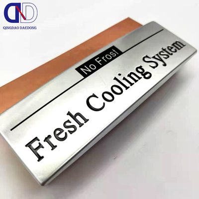 Custom Metal Logo Sticker for Branding Your Products Effectively