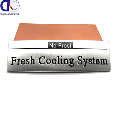 Custom Metal Logo Sticker for Branding Your Products Effectively