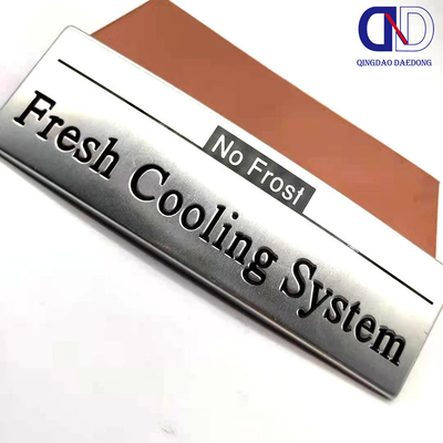 Custom Metal Logo Sticker for Branding Your Products Effectively