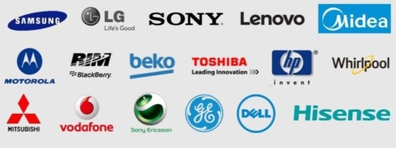 Customised Logo Accepted PET Adhesive Sticker for Computer Manufacture OEM Design
