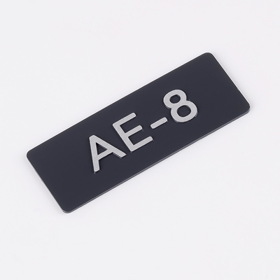 Packaging Printing Aluminum Metal Logos Durable and Personalized for Customization