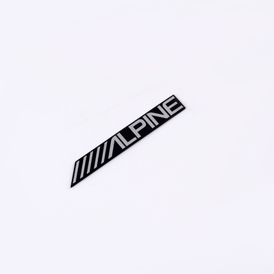 Eco-friendly Nickel Silver Metal Logos Directly OEM Shape and color