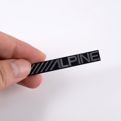 Eco-friendly Nickel Silver Metal Logos Directly OEM Shape and color