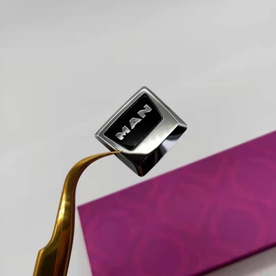 Customised Production of Nickel Electroforming Metal Logo Sticker for Car Keys