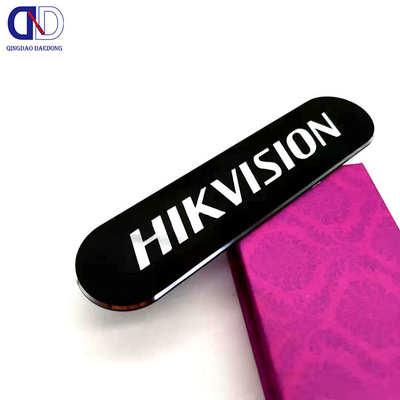 OEM Audio Equipment Nameplate Badge with Eco-friendly Metal Material