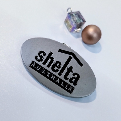 Packaging Printing Customized Nickel Electroformed Metal Badge for Sports Equipment