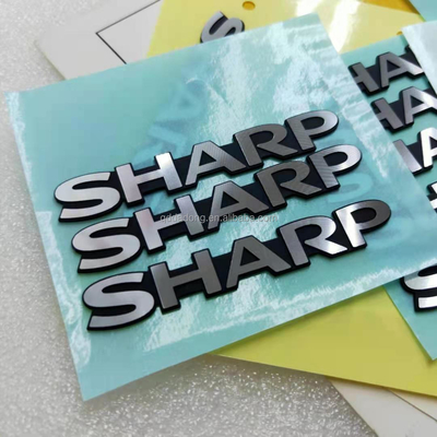 Eco-friendly and OEM Installation Electroformed Nickel Metal Logo Professional