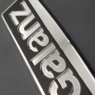 Nickel electroformed metal logos OEM installation Nickel Silver