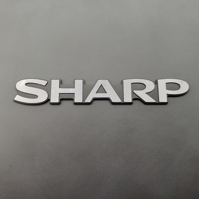 Nickel electroformed metal logos OEM installation Nickel Silver