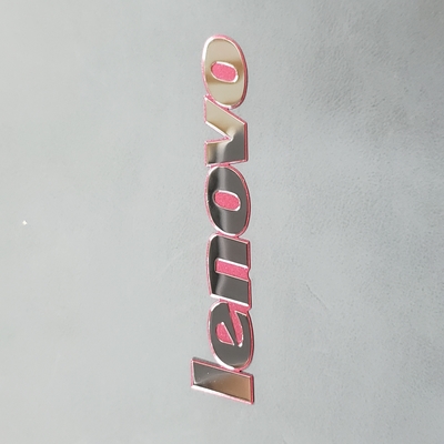 Nickel electroformed metal logos OEM installation Nickel Silver